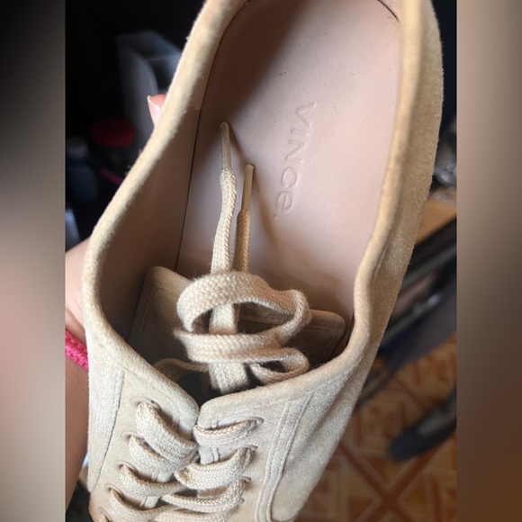 Vince Beige Platform Sneakers - Picture 4 of 4